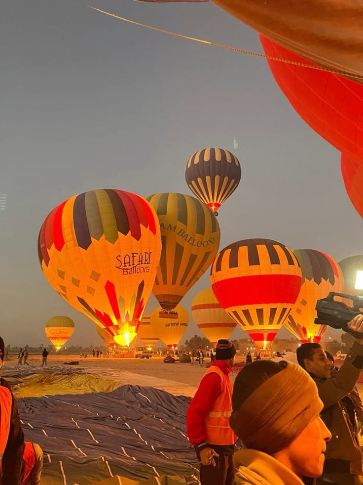 Vol en Montgolfière Classique au-dessus de Marrakech suivi d'une Balade à Dos de Chameau